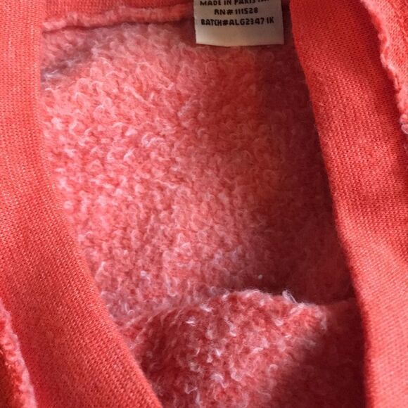 U.S. Apparel Raglan Raw Edge lightweight Sweatshirt Sz Medium - Picture 12 of 13